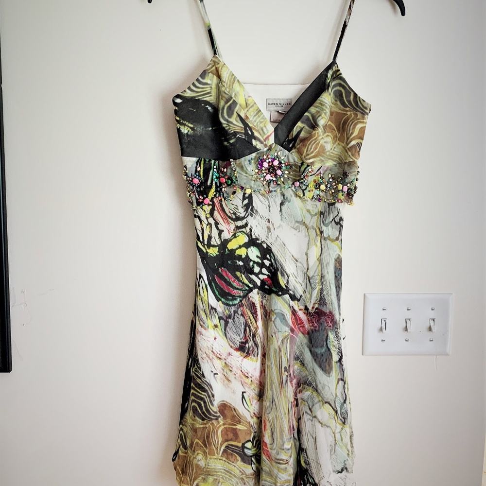 Karen Millen Faux gem stone dress
